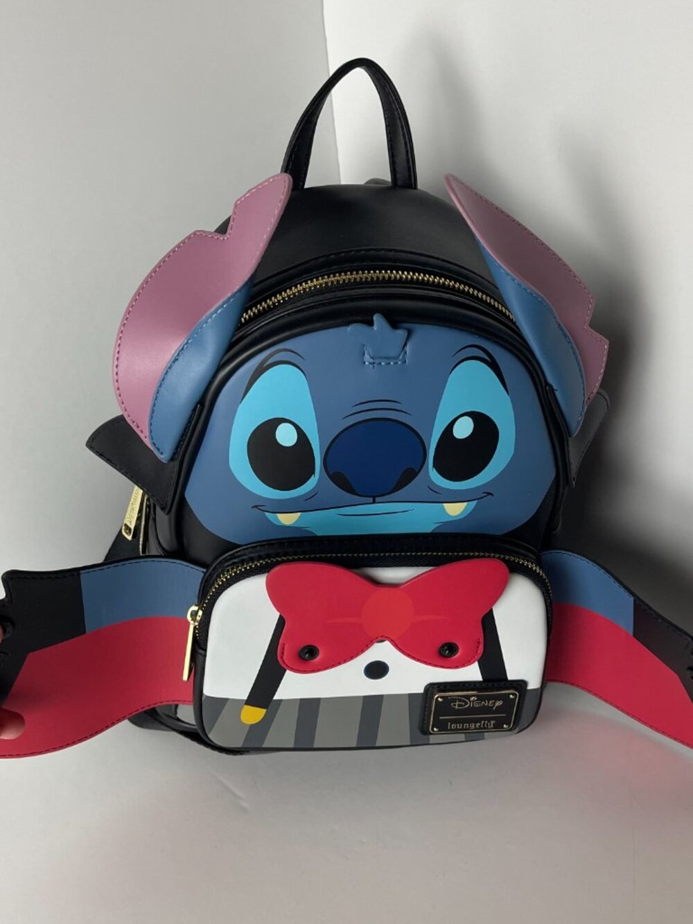 Loungefly Vampire Stitch Mini Backpack - Picture 6 of 9